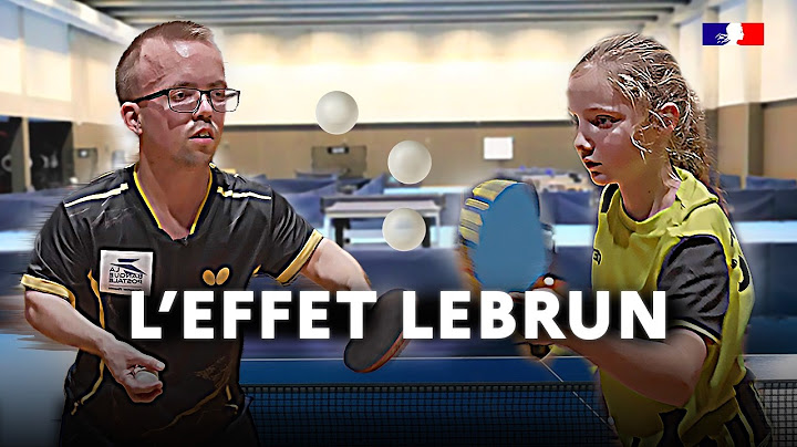 PING-PONG : UN REBOND DU SPORT DEPUIS PARIS 2024