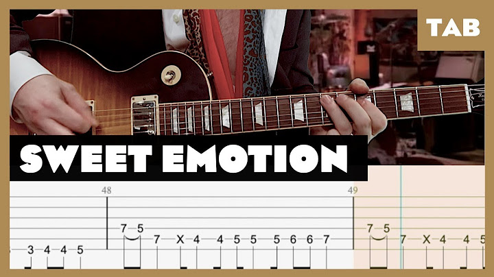 Sweet Emotion Cover version - Cover performance video thumbnail