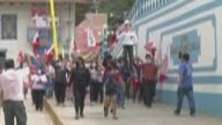 Rally In Support Of Peru Leftist Candidate