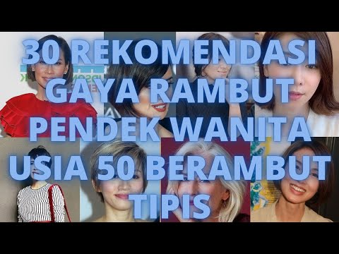 Video: 3 Cara Melakukan Gaya Rambut 50-an untuk Rambut Pendek