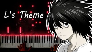 L's Theme - Death Note OST (Piano Cover) видео