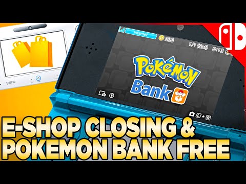 Pokemon Bank Discontinued and Free with 3DS & WiiU E-shop closing.