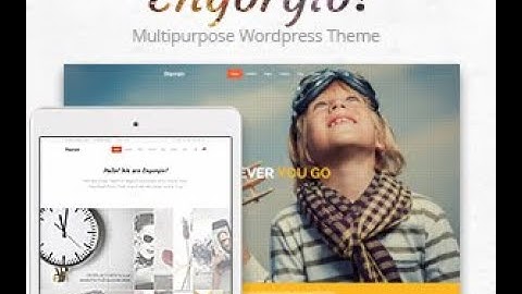 Engorgrio All Purpose WordPress Theme - Theme install followed by one click Demo installation
