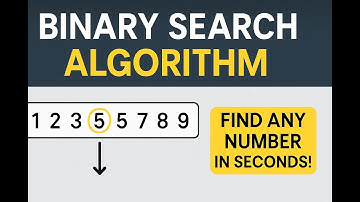 Binary Search Algorithm Explained Visually | Step-by-Step with Python Code
