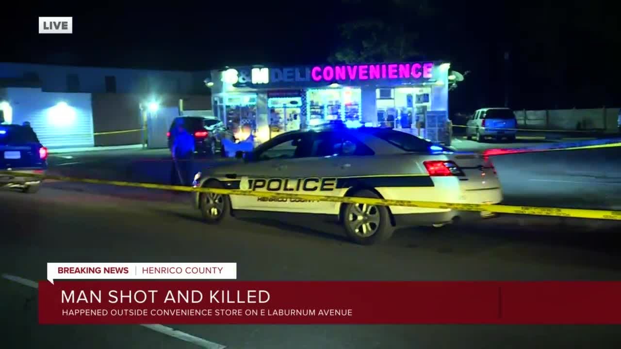 Man killed in shooting outside Henrico convenience store, police say ...