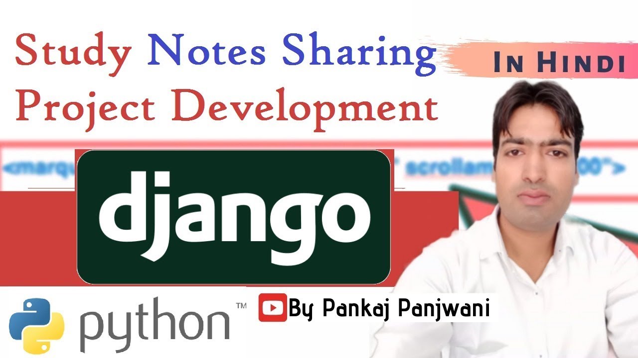 #3 Python Django Project | Notes Sharing Site | Hindi - YouTube
