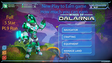 Mines of dalarnia play to earn game full 5 star run Ozymodium armor gameplay how much you can earn