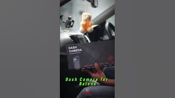 MIRROR DASH CAMERA FOR BALENO INSTALLED