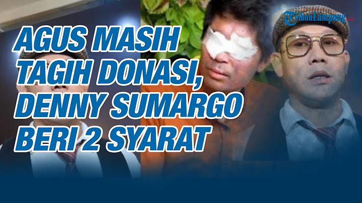 Agus Sedih Masih Saja Ribut Tagih Uang Donasi, Denny Sumargo Beri Dua Syarat