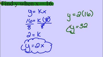 Direct Variation Part 1