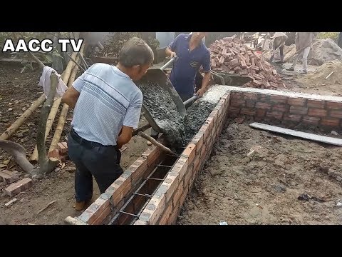 Amazing Technology Construction Concrete Beams Foundation - Building & House
