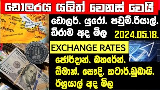 Srilanka Forigen Exchange rates today. Usd Rate Srilankan Ruppe