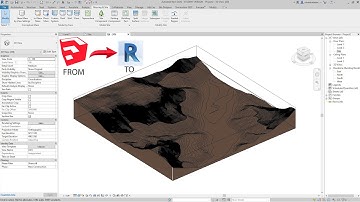 Building Topo Surface From Sketchup to Revit in 3 minuets