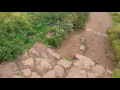 Walking up Arthur Seat Edinburgh Few steps Подъём на Артур Сит Фрагмент