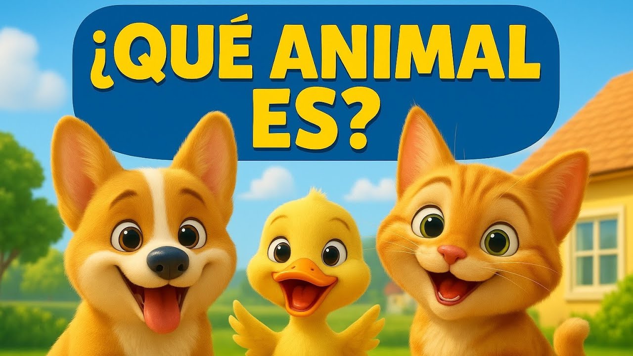 ¿Qué animal es? | ¡Canción Infantil! Aprende los Animales 🐶🐱🐷 (What ...