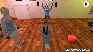 Virtual Gym Fit The Fat Fitness Game (by Super X Studio) - Android Gameplay #1 | Dishoomgameplay
