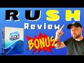 RUSH REVIEW: 🛑STOP🛑 DON'T BUY RUSH BEFORE YOU SEE MY MEGA BONUS BUNDLE - RUSH MEGA BONUSES + DEMO 🎁🎁