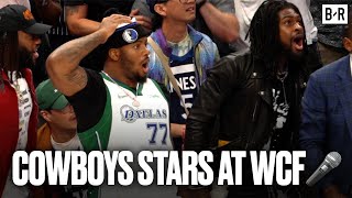 Micah Parsons and Trevon Diggs Mic'd Up at Timberwolves vs. Mavericks WCF 🎤