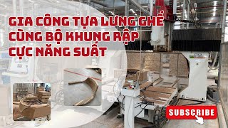 Gia Công Tựa Ghế Có Khung Rập Gia Công Mặt Dưới Độ Chính Xác Cao - Woodmaster - PRO-MASTER-T4Z