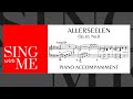 Allerseelen - Accompaniment - High voice - Strauss