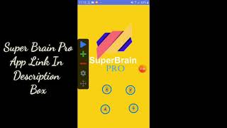 SuperBrain Pro app game hack trick Video screenshot 4