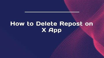 How to Delete Repost on X App