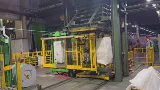 chemical fiber automatic strapping machine/ fiber baler