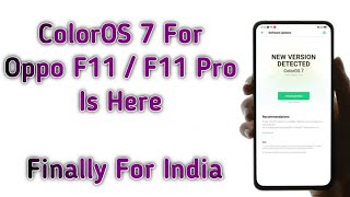 Dosto is video me mainey dikhayaoppo f11 \ oppo pro k liye color os 7
update roll out ho chuaka hay india main uska detais.to mujhey ummed
ye...