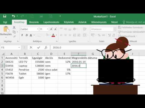 Videó: Hogyan Készítsünk Egy Excel Táblázatot