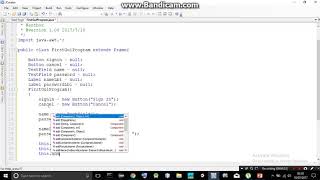 Java AWT package First GUI App