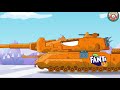 Enemies attack the tanks. Tank battle animation. World of tanks cartoon. Monster Truck kids.