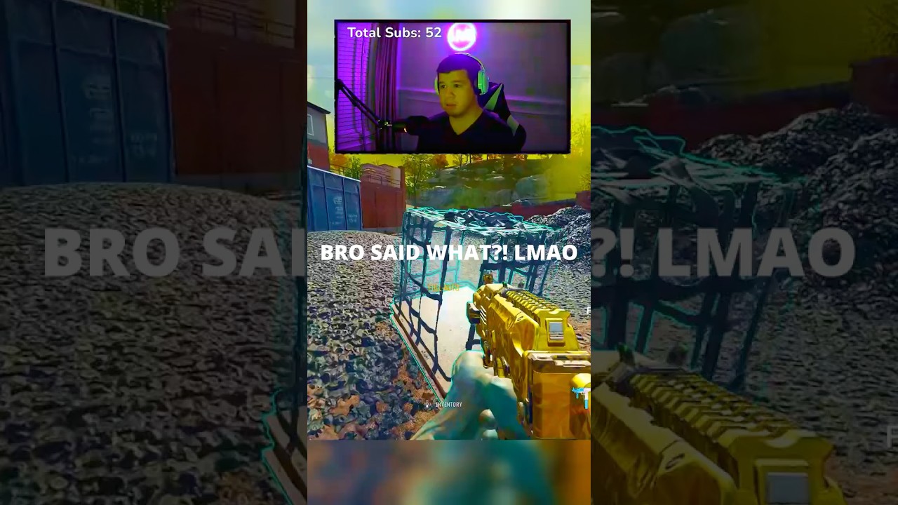 What tf was bro going to say?! Lmao! 