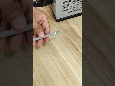 Custom Crimp Shapes Pneumatic Terminal Crimping Machine Solutions