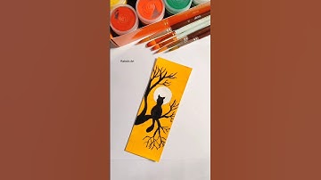 Tree drawing || Scenery drawing  #art #drawing #short #shortsvideo #shorts #trendingreels #bookmark