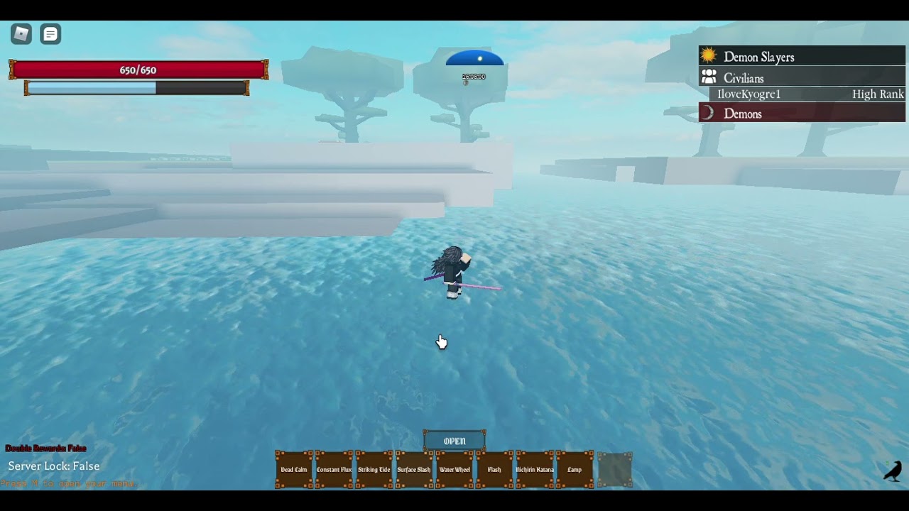 Roblox Slayer's Path- Water Breathing: Constant Flux