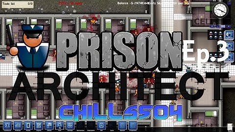 Prison Architect Ep.3 "New Cells, overload and fights!"