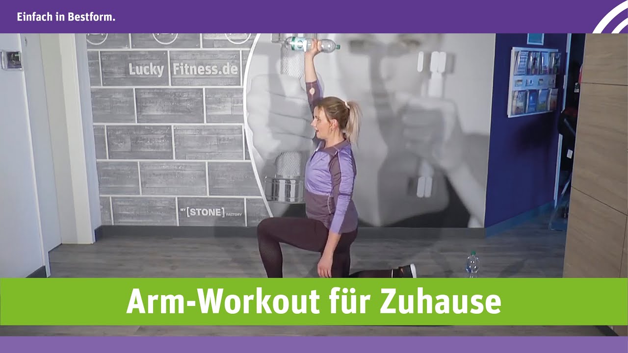 Arm Workout Fur Zuhause Luckyfitness De Youtube