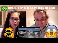 🇩🇰NielsensTV2 REACTS TO BRAZIL TOP 10 BEST PLACES TO VISIT- WOW BEAUTIFUL😱💕