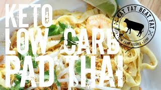 Keto Low-Carb Pad Thai - by @eatfatbeatfat