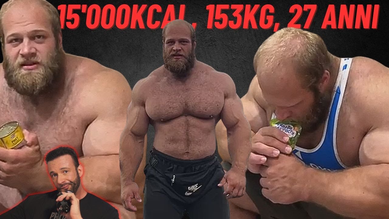 La FOLLE DIETA (15'000kcal) Del Gigante Russo Andrey Smaev