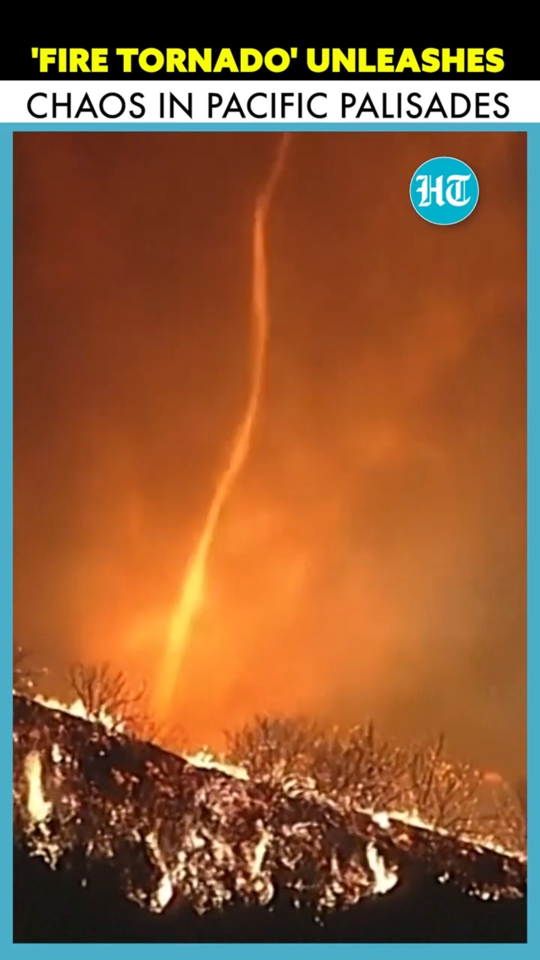 Fiery Tornado Rages Through Pacific Palisades As Wildfire Spirals Out Of Control
