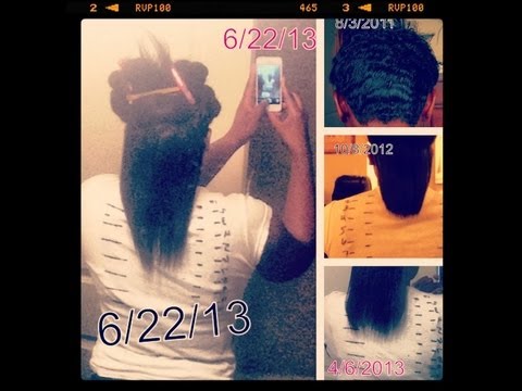 Hair Growth Length Check Transitioning From Relaxed To Natural