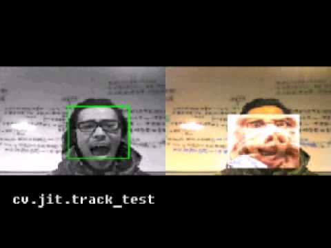 Max/MSP Jitter / cv.jit.faces - test