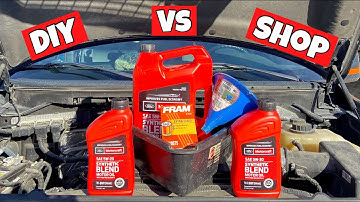 Should I Change My Own Oil?