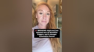 BREAKING: HighLevel just released new AI Workflow Triggers, and it changes automation forever