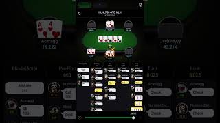 One hand, three important poker skills you need master. screenshot 1