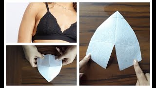 30 and 32 Bust Bra Pattern cutting with measurement | 30 और 32 बस्ट पैटर्न