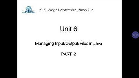 JPR-Managing Input/Output/File in Java PART 2
