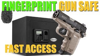 Fingerprint Gun Safe Ardwolf Affordable Home Safe No Keys