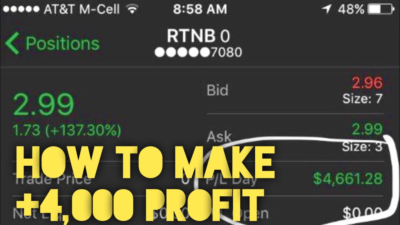 How To Make HUGE Profits Day Trading Penny Stock Investor YouTube